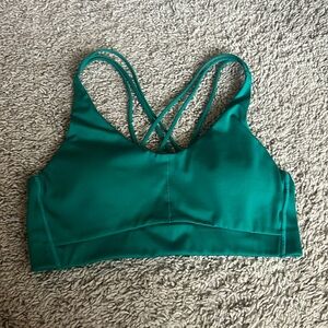 Green Sports Bra